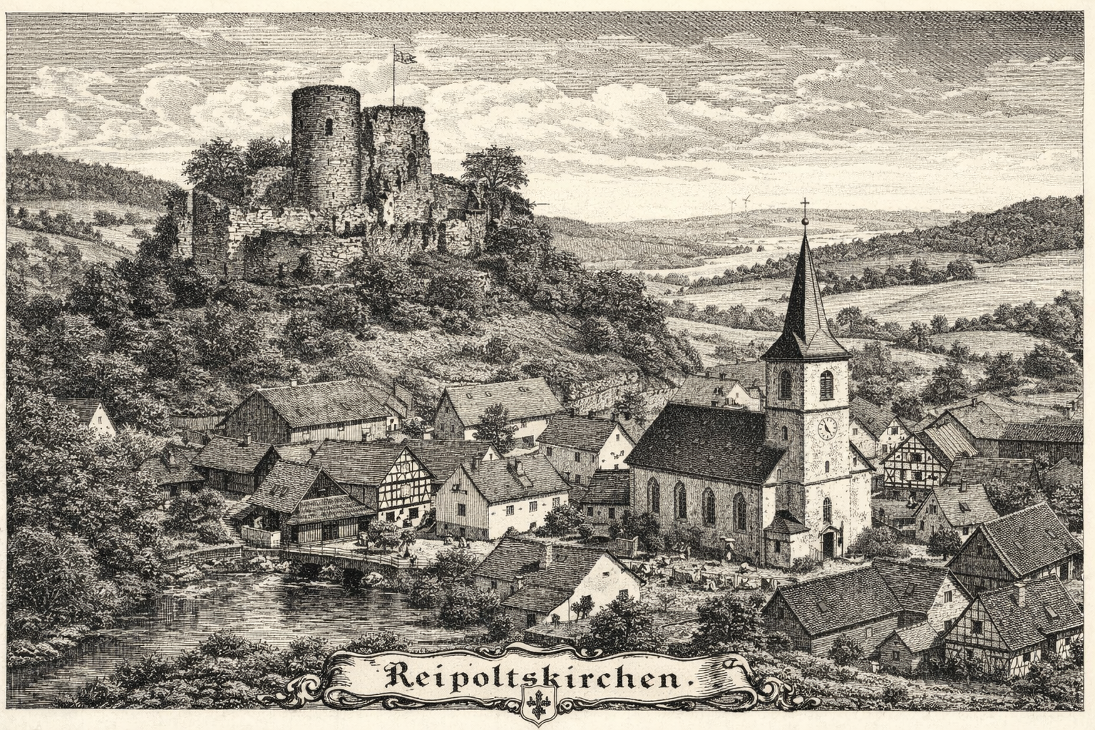 Historischer Stich